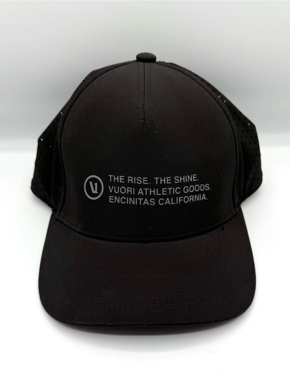 Vuori Athletic Goods Water Tech Black Adjustable Hat
